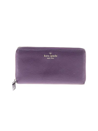 Pre-owned Kate Spade New York Wallet In Purple