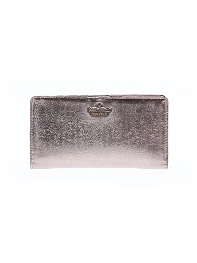 Pre-owned Kate Spade New York Wallet In Silver