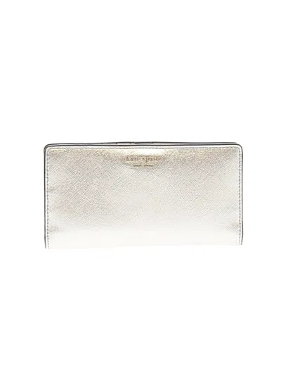 Pre-owned Kate Spade New York Wallet In Silver