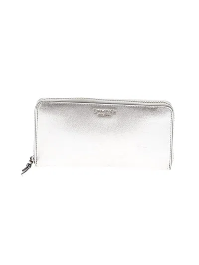 Pre-owned Kate Spade New York Wallet In Silver