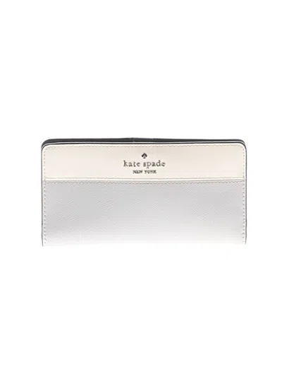 Pre-owned Kate Spade New York Wallet In Silver
