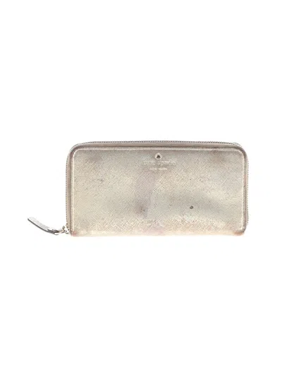 Pre-owned Kate Spade New York Wallet In Silver