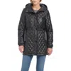 Kate Spade New York Water Resistant Diamond Quilted Jacket In Black