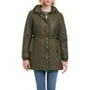 Kate Spade New York Water Resistant Diamond Quilted Jacket In New Dark Olive