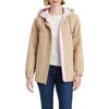 Kate Spade New York Hooded Rain Jacket In Spring Khaki