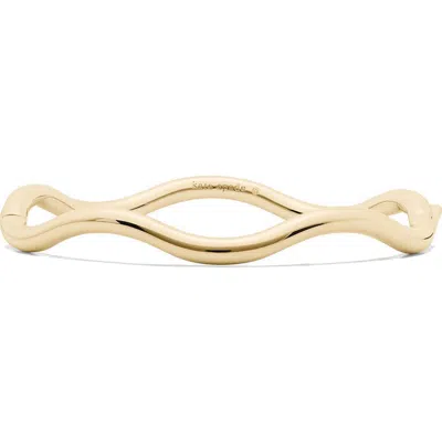 Kate Spade New York Wave Thin Bangle Bracelet In Metallic