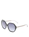 Kate Spade New York Waverly Round Sunglasses, 57mm In -o
