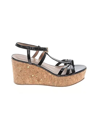 Pre-owned Kate Spade New York Wedges In Black
