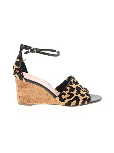 Pre-owned Kate Spade New York Wedges In Black