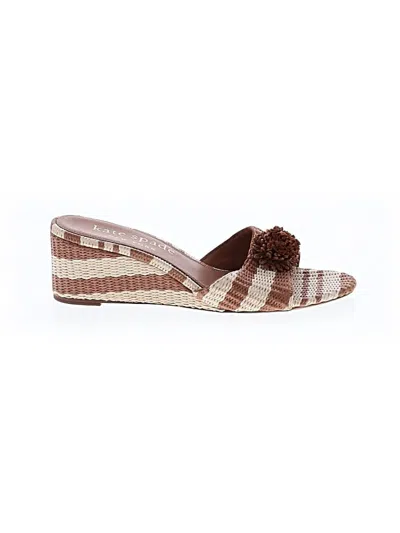 Pre-owned Kate Spade New York Wedges In Brown