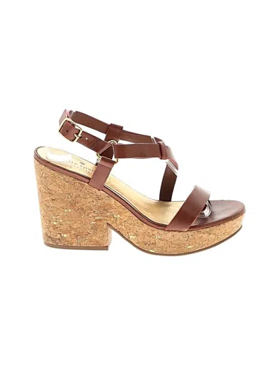 Pre-owned Kate Spade New York Wedges In Brown