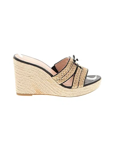 Pre-owned Kate Spade New York Wedges In Gold