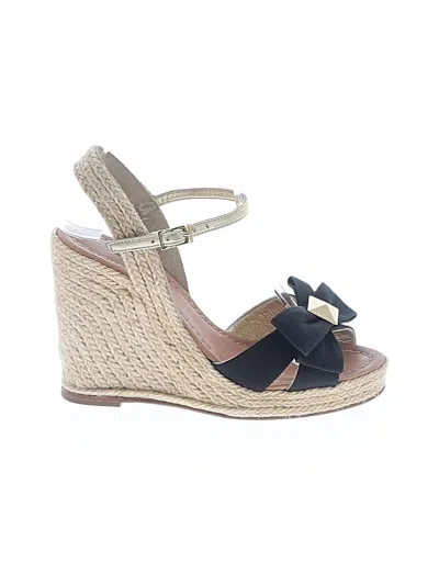 Pre-owned Kate Spade New York Wedges In Tan