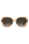 Kate Spade New York Wenona 57mm Square Sunglasses In Brown