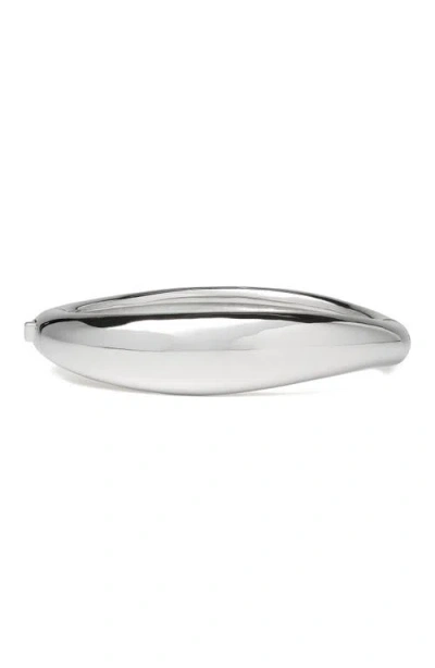 Kate Spade New York Wide Bangle In Silver