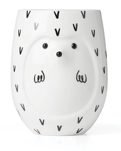 Kate Spade New York Wild Things Hedgehog Hold All In White