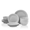 Kate Spade New York Willow Drive 12-piece Dinnerware Set In Gray