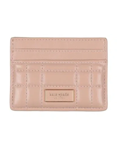 Kate Spade New York Woman Cardholder Beige Size - Leather In Sand