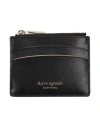 Kate Spade New York Woman Cardholder Black Size - Leather In Black