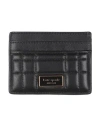 Kate Spade New York Woman Cardholder Black Size - Leather