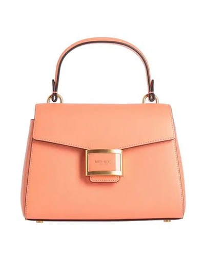 Kate Spade New York Woman Handbag Salmon Pink Size - Leather