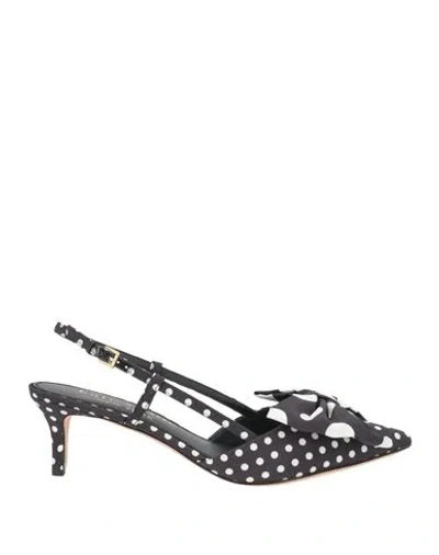 Kate Spade New York Woman Pumps Black Size 5.5 Textile Fibers