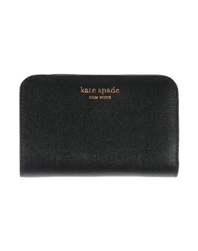 Kate Spade New York Woman Wallet Black Size - Leather