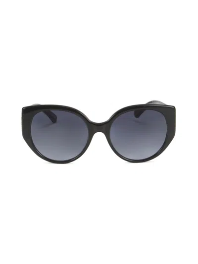 Kate Spade New York Women's 55mm Cat-eye Sunglasses In Black