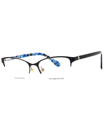 Kate Spade New York Women's Adalina 51mm Optical Frames In Black