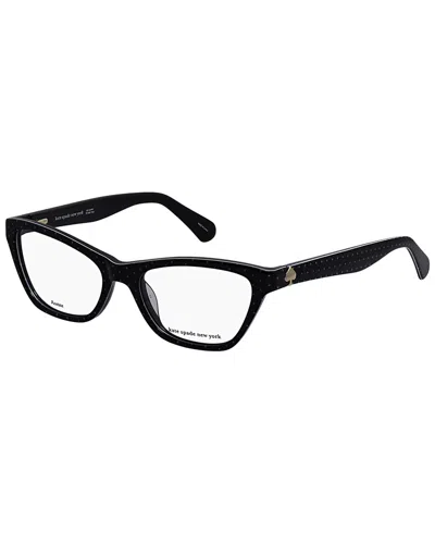 Kate Spade New York Women's Alaysha 51mm Optical Frames In Black