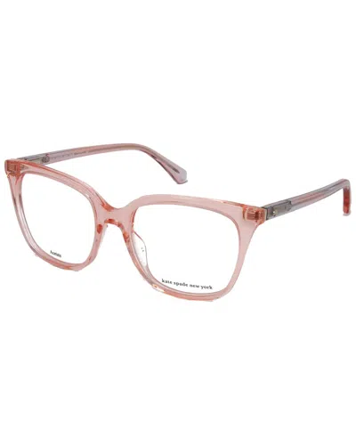 Kate Spade New York Women's Alessandria 51mm Optical Frames In Orange
