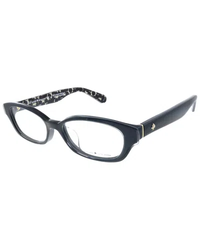 Kate Spade New York Women's Amedia/f 50mm Optical Frames In Blue