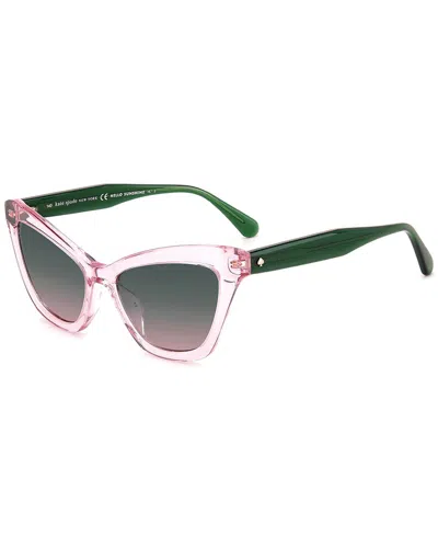 Kate Spade New York Women's Amelie 54mm Sunglasses In Green