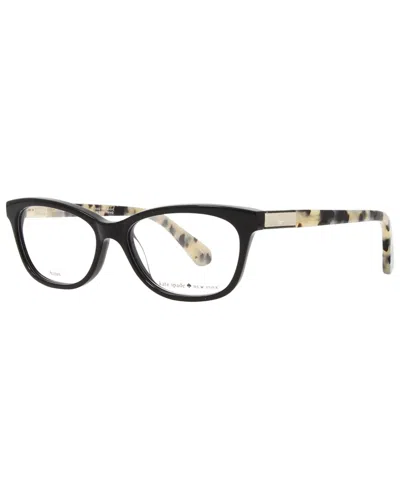 Kate Spade New York Women's Amelin 50mm Optical Frames In Black
