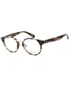 Kate Spade New York Women's Asia/f 50mm Optical Frames In Brown