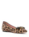 Kate Spade New York Bowdie Ballet Flat In Tan Multi