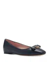 Kate Spade New York Bowdie Ballet Flat In Captain Navy