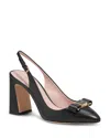 Kate Spade Bowdie Slingback Bow Pumps In Black