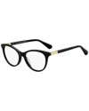 Kate Spade New York Women's Caelin 49mm Optical Frames In Black