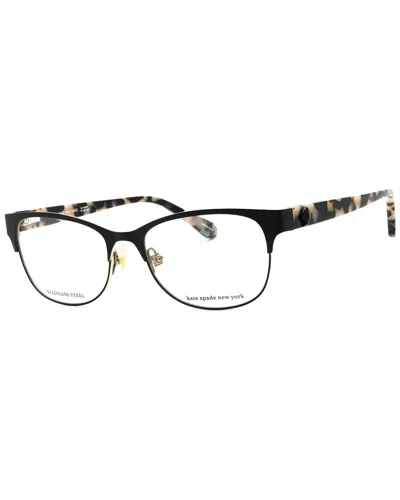 Kate Spade New York Women's Carolina 51mm Optical Frames In Black