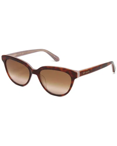 Kate Spade New York Women's Cayennes 54mm Sunglasses In Brown