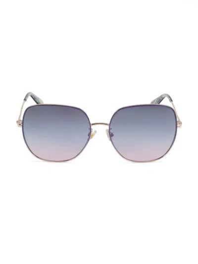 Kate Spade New York Women's Charli 59mm Square Sunglasses In Blue