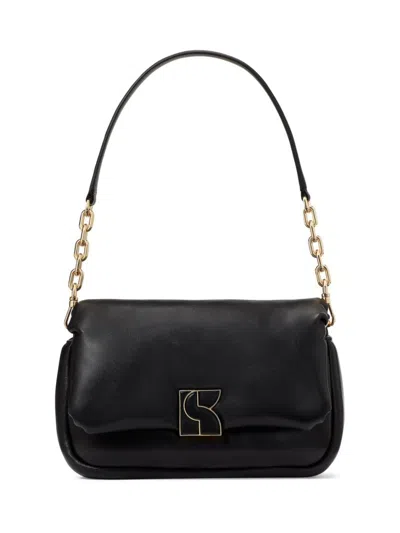 Kate Spade New York Women's Dakota Puffy Small Leather Crossbody Bag In Black