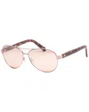 Kate Spade New York Women's Dalia2s 58mm Sunglasses In Gold