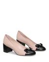 Kate Spade New York Deco Bow Ballet Cap Toe Pump In Neutral