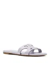 Kate Spade New York Duo Smooth Leather Slide Sandal In Lavender Cream