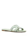 Kate Spade New York Duo Smooth Leather Slide Sandal In Pistachio