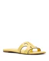 Kate Spade New York Duo Smooth Leather Slide Sandal In Yuzu Jam