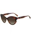 Kate Spade New York Paisleigh 55mm Gradient Cat Eye Sunglasses