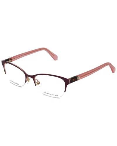 Kate Spade New York Women's Ferrara 49mm Optical Frames In Purple